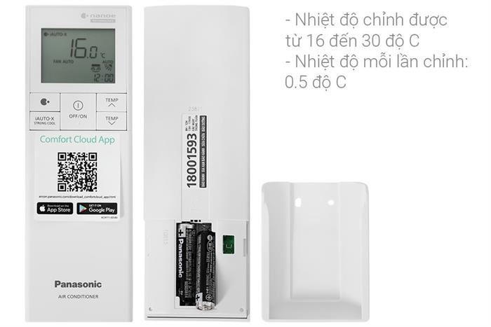 Điều Hòa Panasonic Inverter 24000 BTU 1 Chiều CU/CS-U24BKH-8